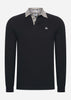 Weekend Offender Longsleeve Polo's  Walker - black mid house check 