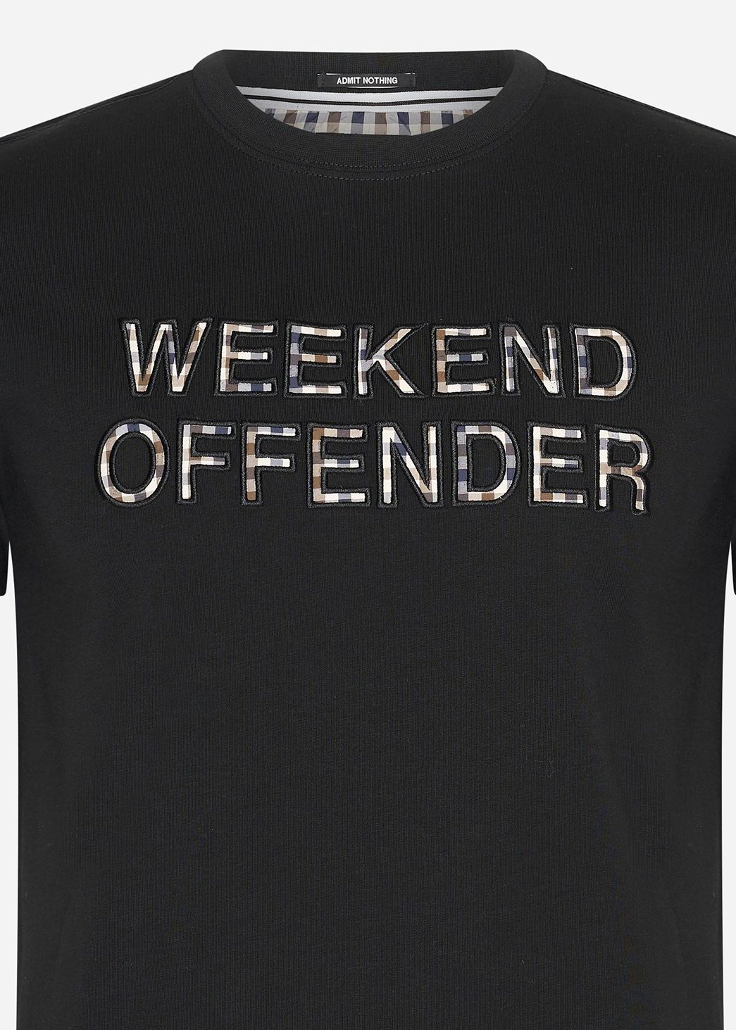 Weekend Offender T-shirts  Tornaco - black mid house check 