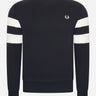 Fred Perry Truien  Tipped sleeve - sweatshirt 