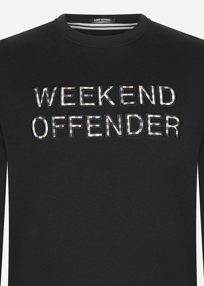 Weekend Offender Truien  Warwick - black mid house check 