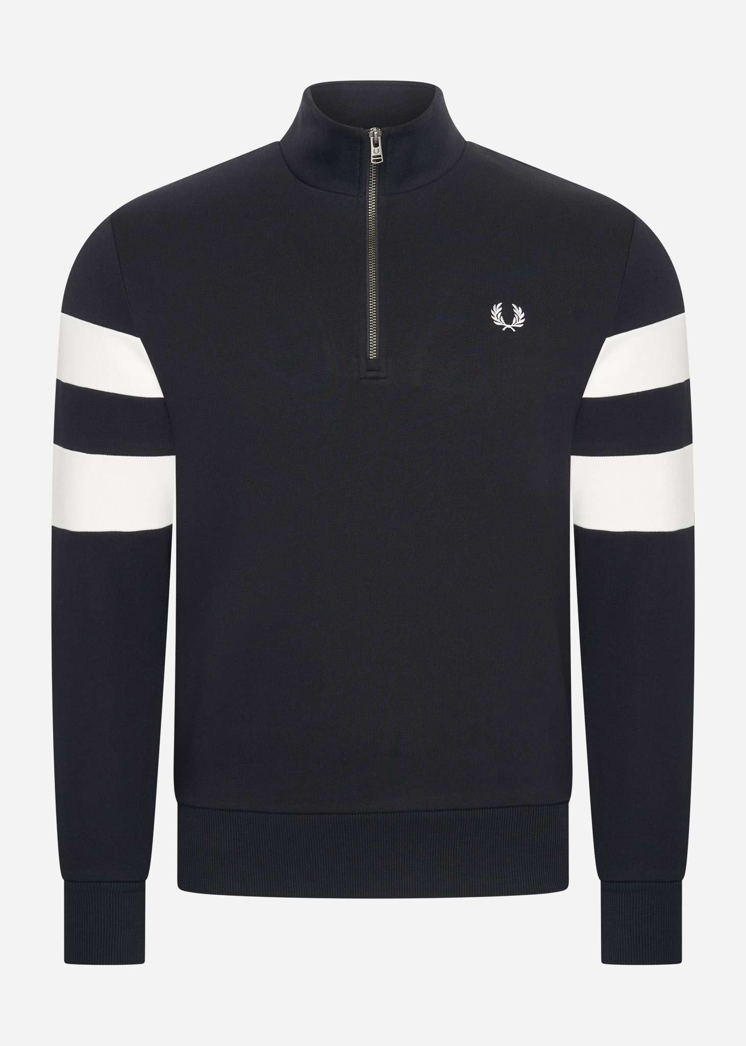 Fred Perry Truien  Tipped sleeve half zip - sweat 