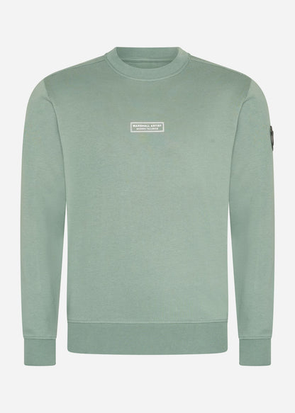 Marshall Artist Truien  Siren crewneck - atlantic green 