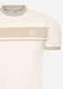 Sergio Tacchini T-shirts  Master tee - white beige 