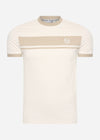 Sergio Tacchini T-shirts  Master tee - white beige 