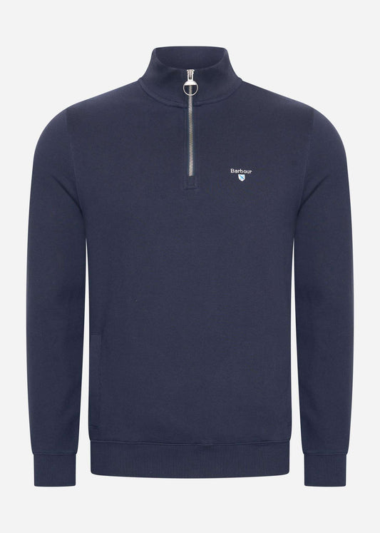 Barbour Truien  Beckhill half zip sweatshirt - navy 