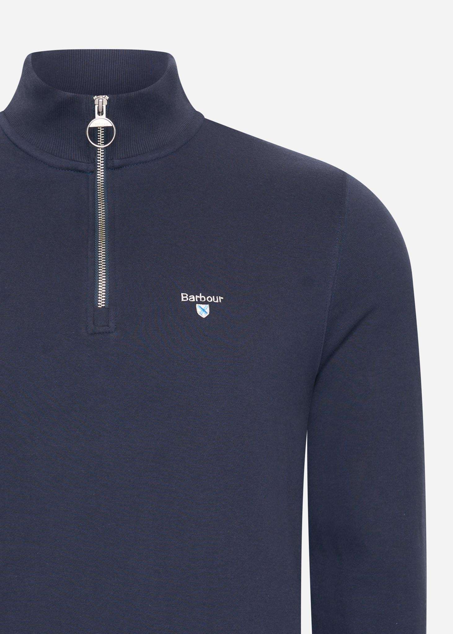 Barbour Truien  Beckhill half zip sweatshirt - navy 