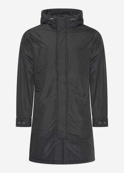 Lyle & Scott Jassen  Lyle and Scott Longline parka - jet black 