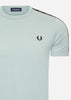 Fred Perry T-shirts  Contrast tape ringer t-shirt - slvblu warmgrey 