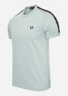 Fred Perry T-shirts  Contrast tape ringer t-shirt - slvblu warmgrey 