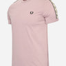 Fred Perry T-shirts  Contrast tape ringer t-shirt - dusty rs pink black 