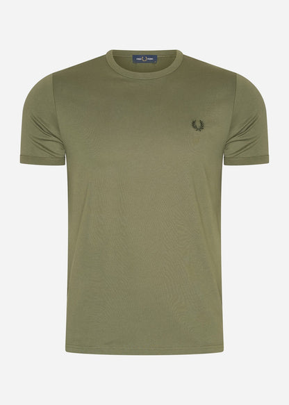 Fred Perry T-shirts  Ringer t-shirt - laurel wreath green 