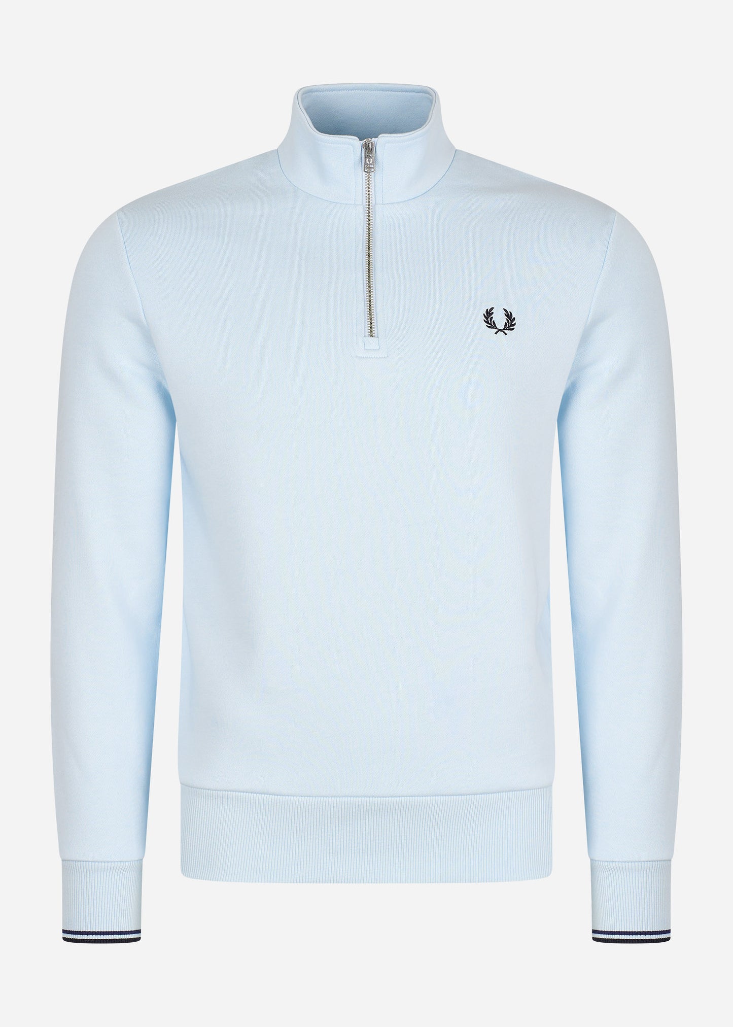 Fred Perry Truien  Half zip sweatshirt - light ice 