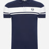 Sergio Tacchini Polo's  Young line polo - blue white 