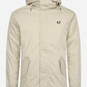 Fred Perry Jassen  Short padded parka - light oyster 