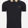 Fred Perry Polo's  Collar detail polo shirt - black 