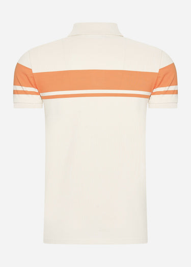 Sergio Tacchini Polo's  Young line polo - white orange 