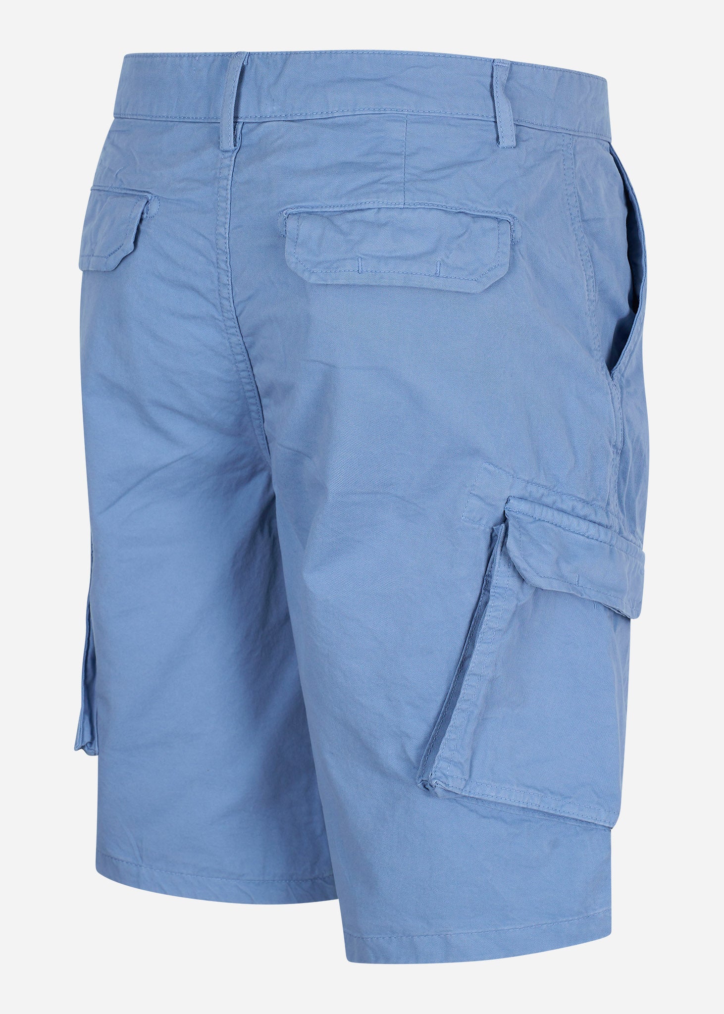 Lyle & Scott Korte Broeken  Wembley cargo short - skipton blue 