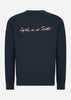 Lyle & Scott Truien  Multi embroidery crewneck - dark navy 