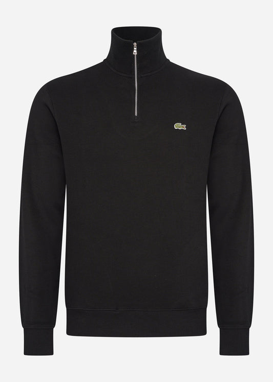 Lacoste Truien  Sweater half zip - black 