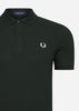 Fred Perry Polo's  Plain fred perry shirt - night green 