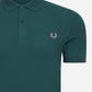 Fred Perry Polo's  Plain fred perry shirt - petrol blue 