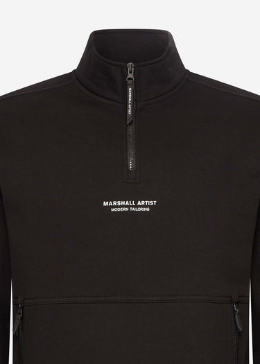 Marshall Artist Truien  Siren 1/4 zip - black 