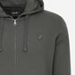 Lyle & Scott Vesten  Tonal eagle zip through hoodie - gunmetal 