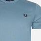 Fred Perry T-shirts  Ringer t-shirt - ash blue 