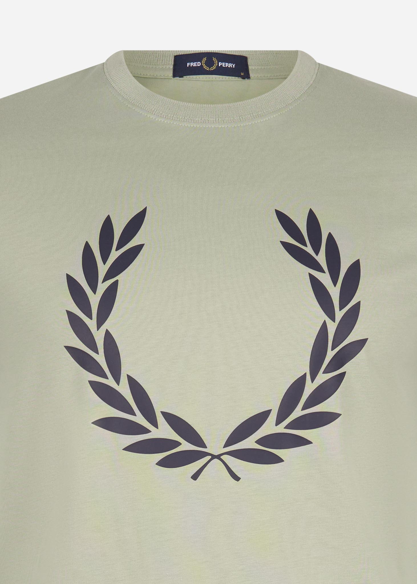 Fred Perry T-shirts  Printed Laurel wreath t-shirt - seagrass 