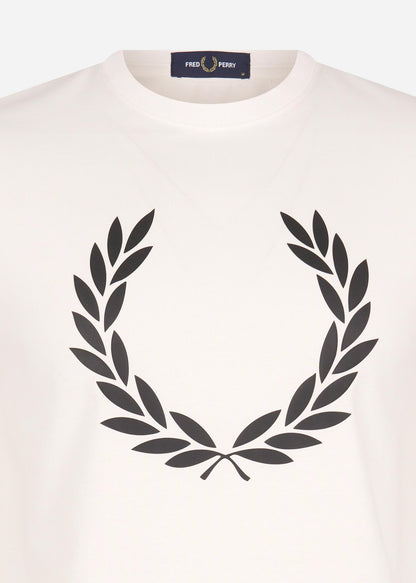 Fred Perry T-shirts  Printed Laurel wreath t-shirt - snow white 