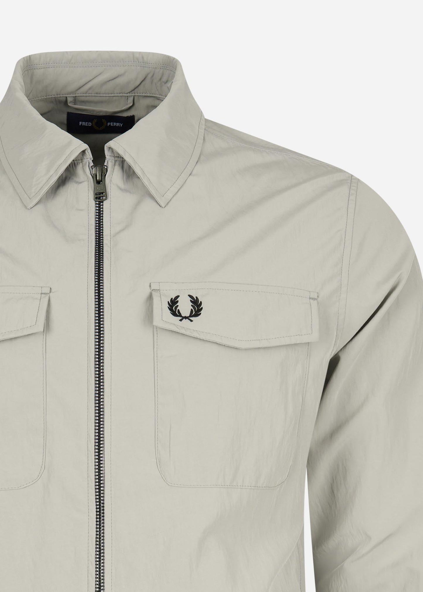 Fred Perry Overshirts  Zip overshirt - limestone 