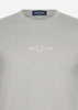 Fred Perry T-shirts  Embroidered t-shirt - limestone 