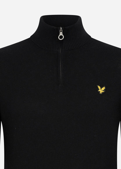 Lyle & Scott Truien  3 Pack cotton merino quarter zip jumper - jet black - cove - dark navy 