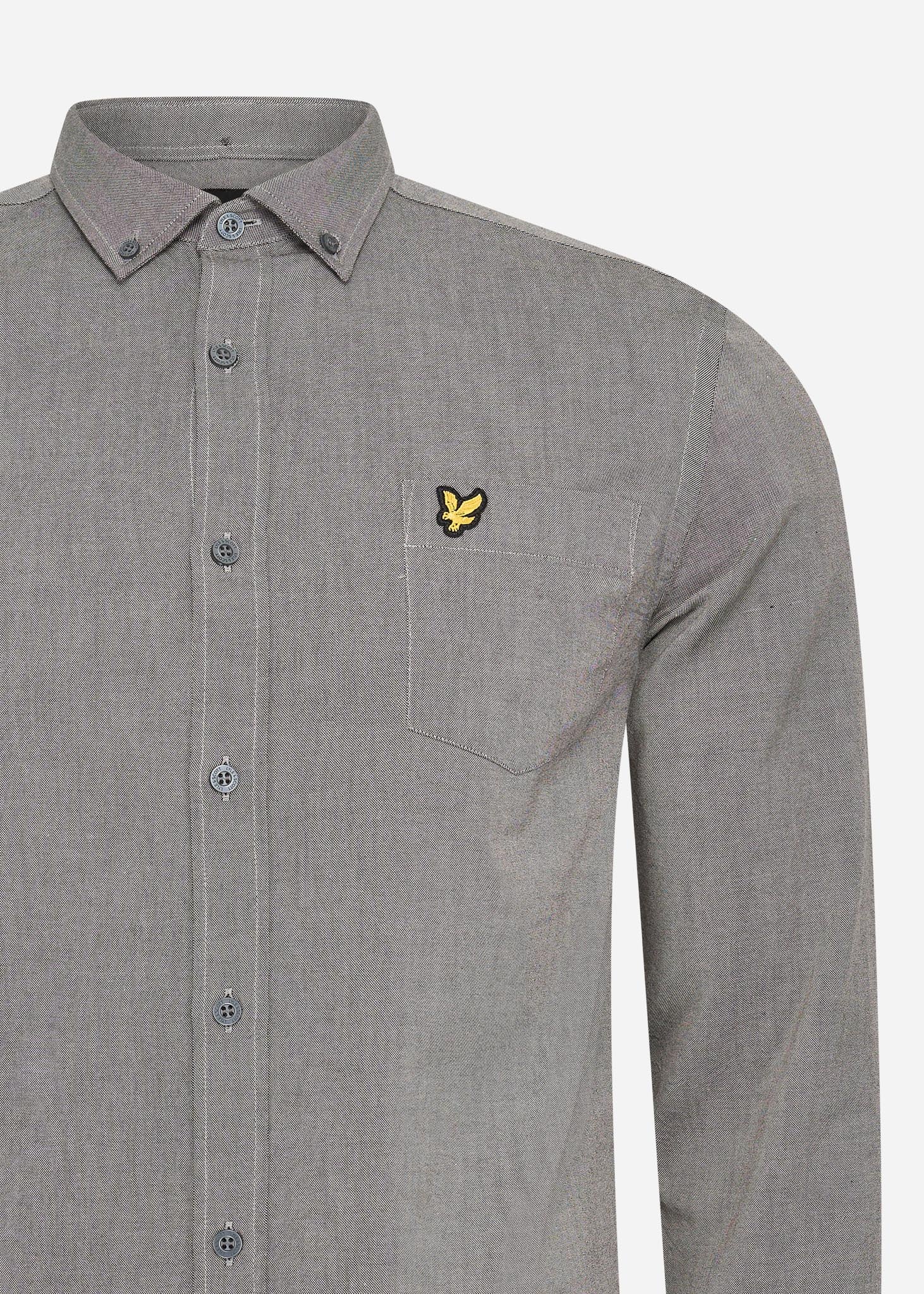 Lyle & Scott Overhemden  Regular fit light weight oxford shirt - cove mountain moss 