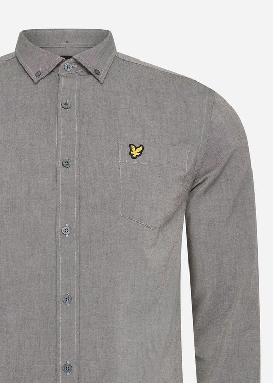 Regular fit light weight oxford shirt - cove mountain moss
