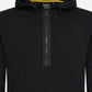 Barbour International Hoodies  Badge half zip hoodie - black 