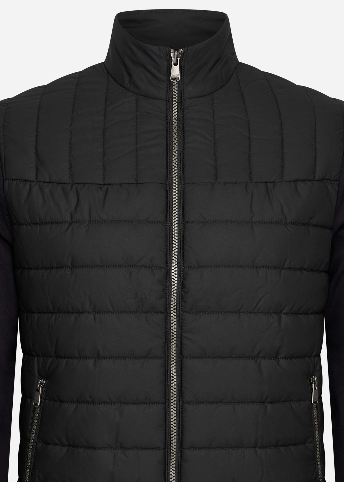 Barbour International Truien  Counter quilted sweat - black 