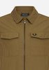 Fred Perry Overshirts  Zip overshirt - shaded stone 