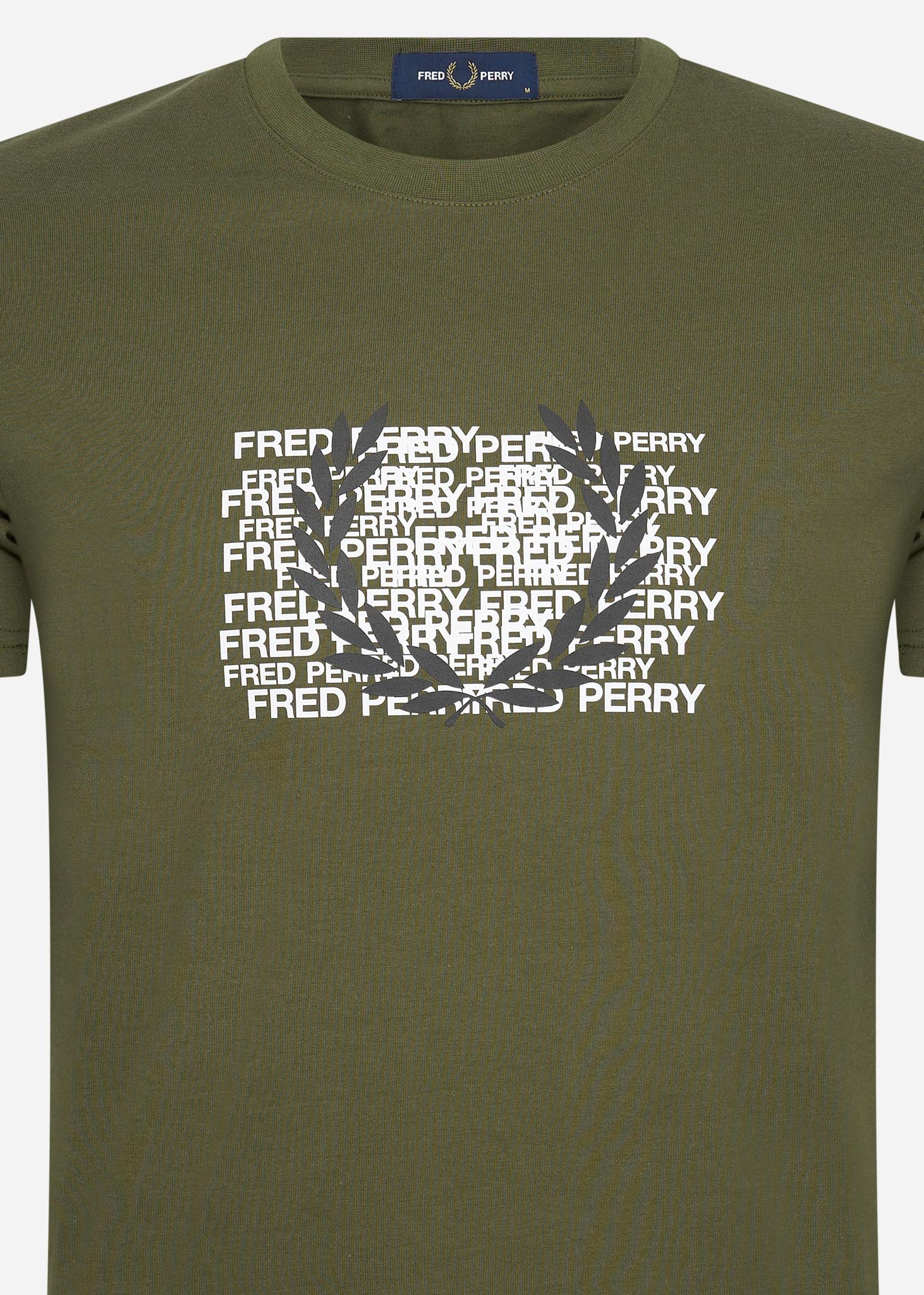 Fred Perry T-shirts  Fred perry graphic t-shirt - uniform green 