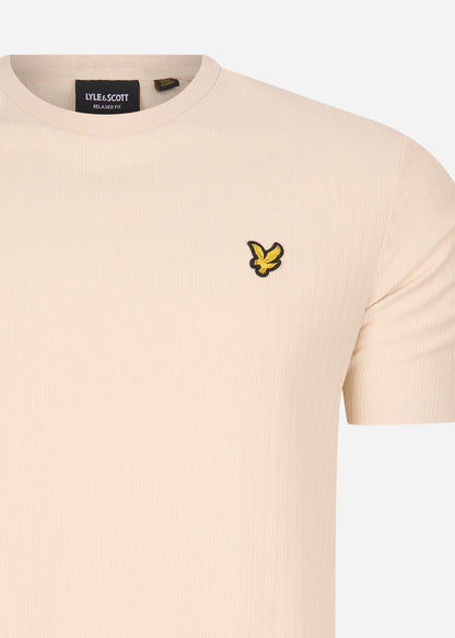 Lyle & Scott T-shirts  Ridge t-shirt - sesame 