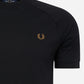 Fred Perry T-shirts  Chequerboard t-shirt - black 