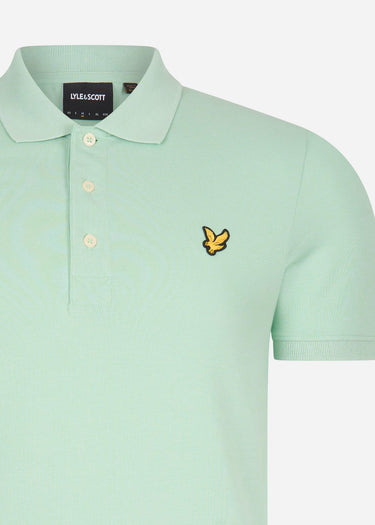 Lyle & Scott Polo's  Plain polo shirt - turquoise shadow 