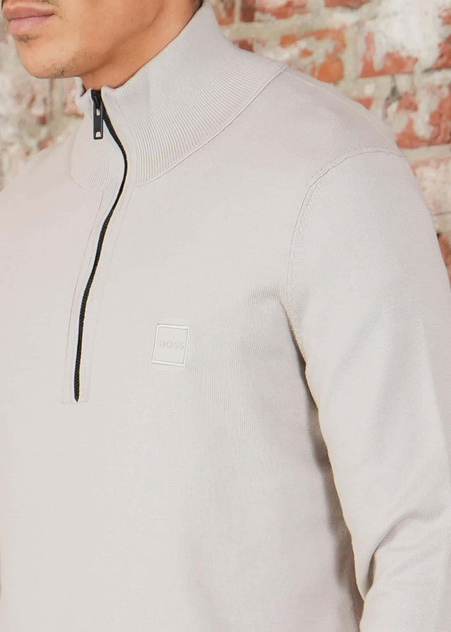 Hugo Boss Truien Kanobix s - open grey