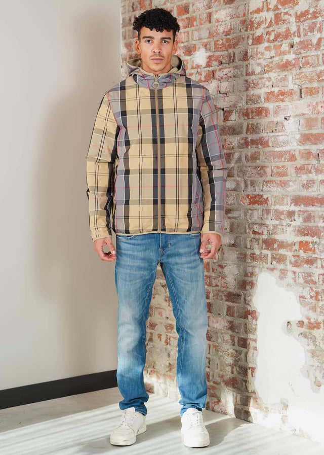 Barbour Jassen Barbour reversible kemble showerproof jacket - washed stone