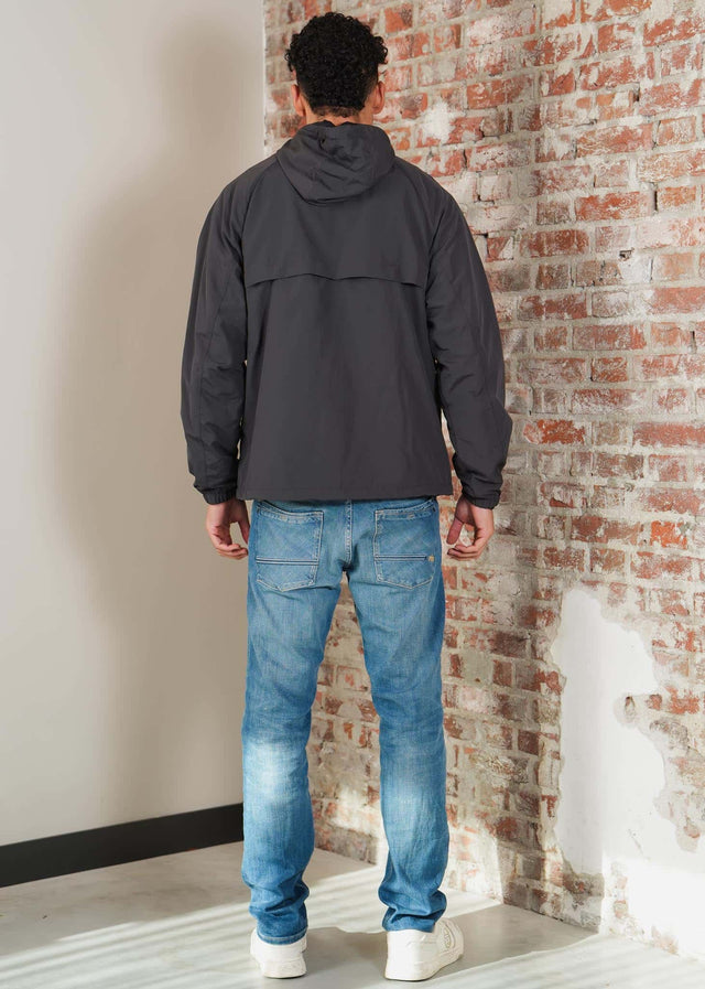 Fred Perry Jassen Hooded shell jacket - anchor grey