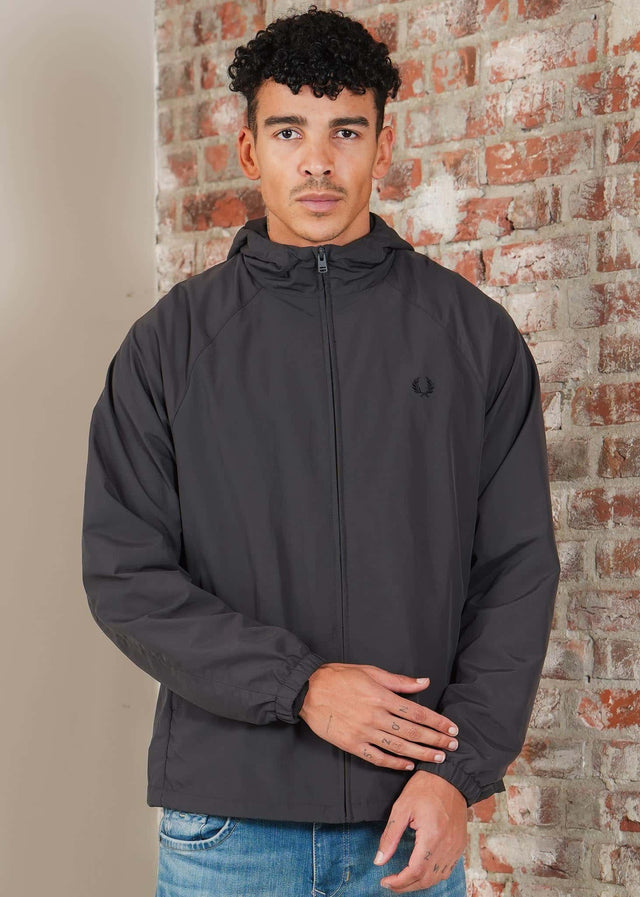 Fred Perry Jassen Hooded shell jacket - anchor grey
