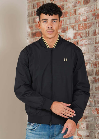 Fred Perry Jassen Brentham bomber jacket - black