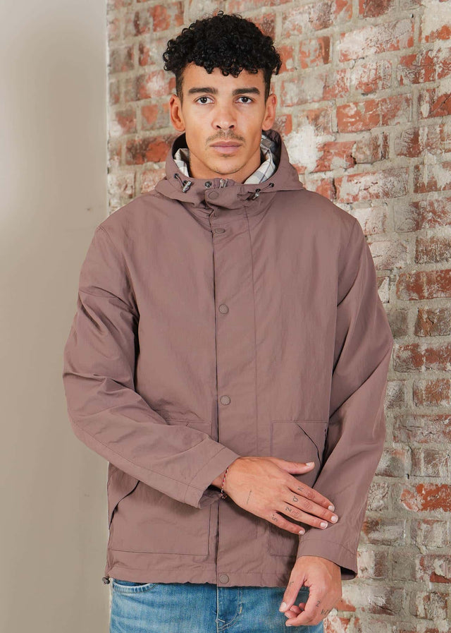 Barbour Jassen Barbour baywick showerproof jacket - peppercorn