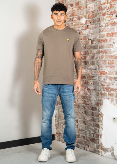 Lyle & Scott T-shirts Plain t-shirt - khaki ash