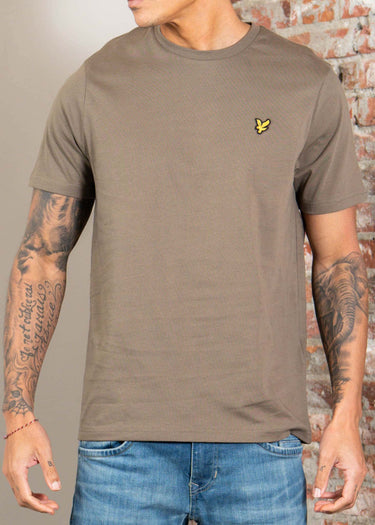 Lyle & Scott T-shirts Plain t-shirt - khaki ash
